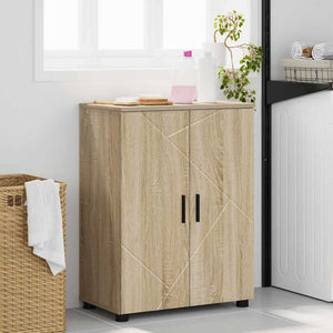 Ντουλάπι Μπάνιου με αποθήκευση Δρύς Sonoma 60 x 35 x 80 εκ - Pakobazaar