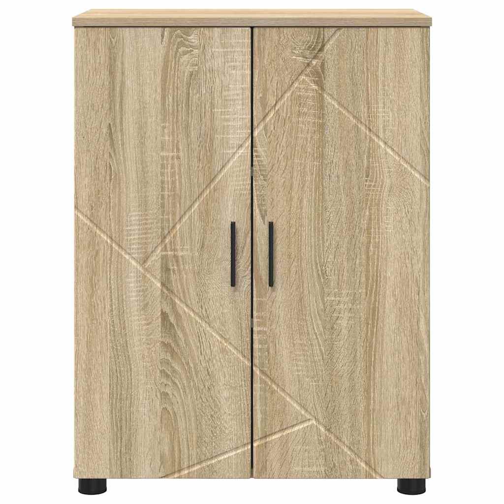 Ντουλάπι Μπάνιου με αποθήκευση Δρύς Sonoma 60 x 35 x 80 εκ - Pakobazaar
