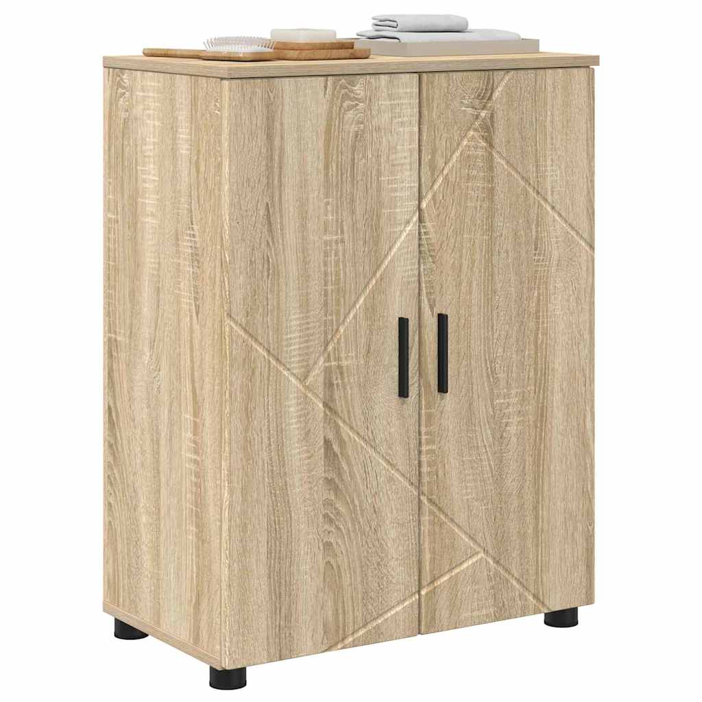 Ντουλάπι Μπάνιου με αποθήκευση Δρύς Sonoma 60 x 35 x 80 εκ - Pakobazaar