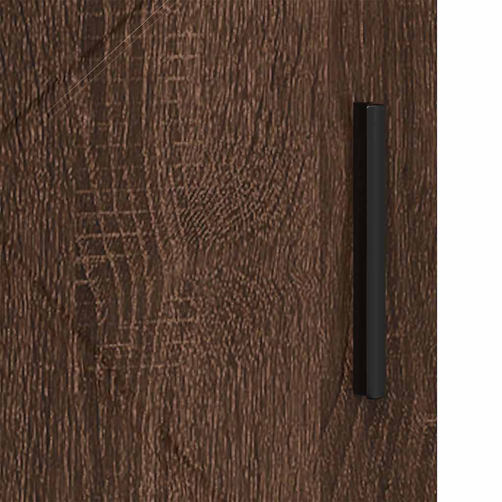 Ντουλάπι Μπάνιου με αποθήκευση Καφέ δρυς 60 x 35 x 80 εκ - Pakobazaar