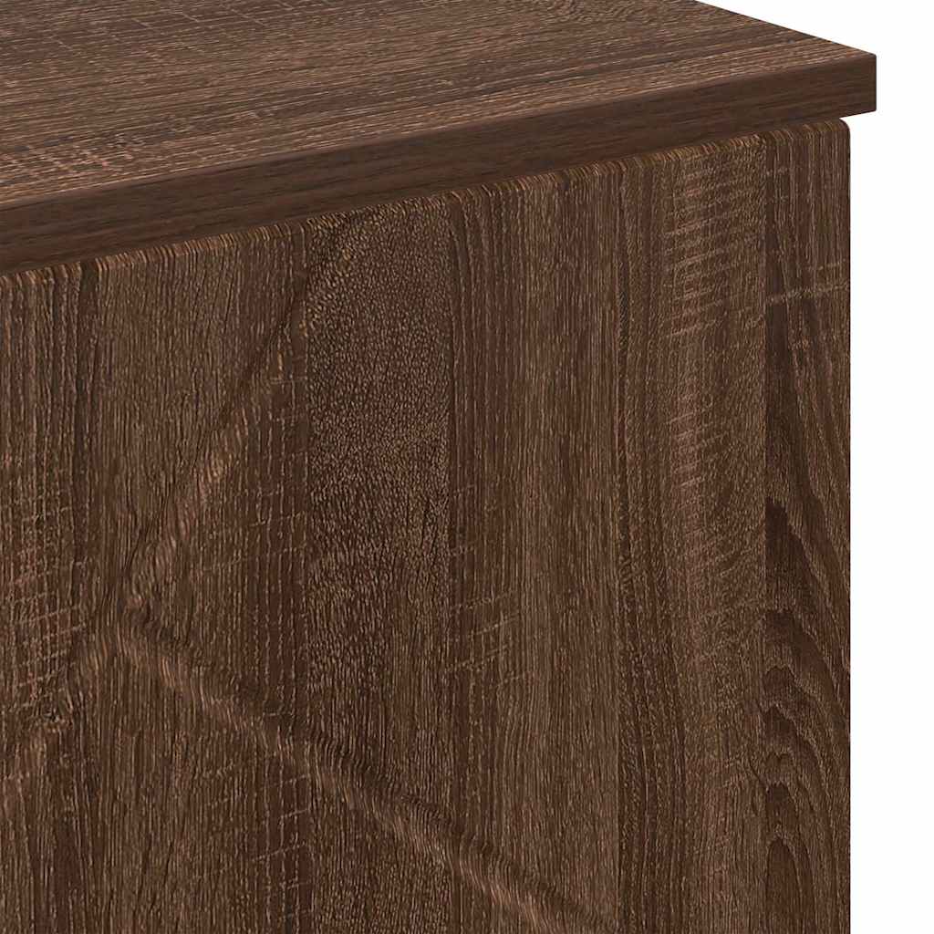 Ντουλάπι Μπάνιου με αποθήκευση Καφέ δρυς 60 x 35 x 80 εκ - Pakobazaar