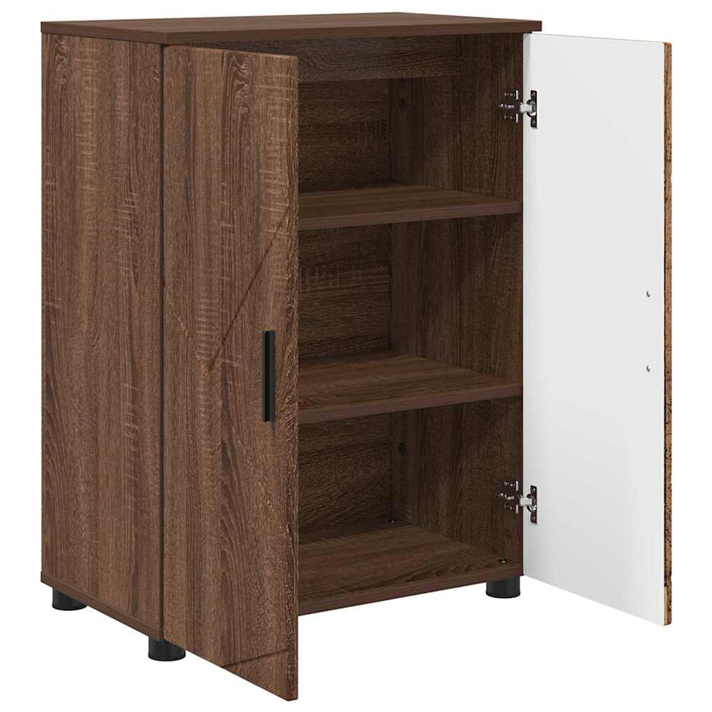 Ντουλάπι Μπάνιου με αποθήκευση Καφέ δρυς 60 x 35 x 80 εκ - Pakobazaar