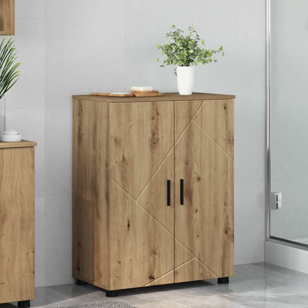Ντουλάπι Μπάνιου με αποθήκευση Artisan Oak 60 x 35 x 80 εκ - Pakobazaar
