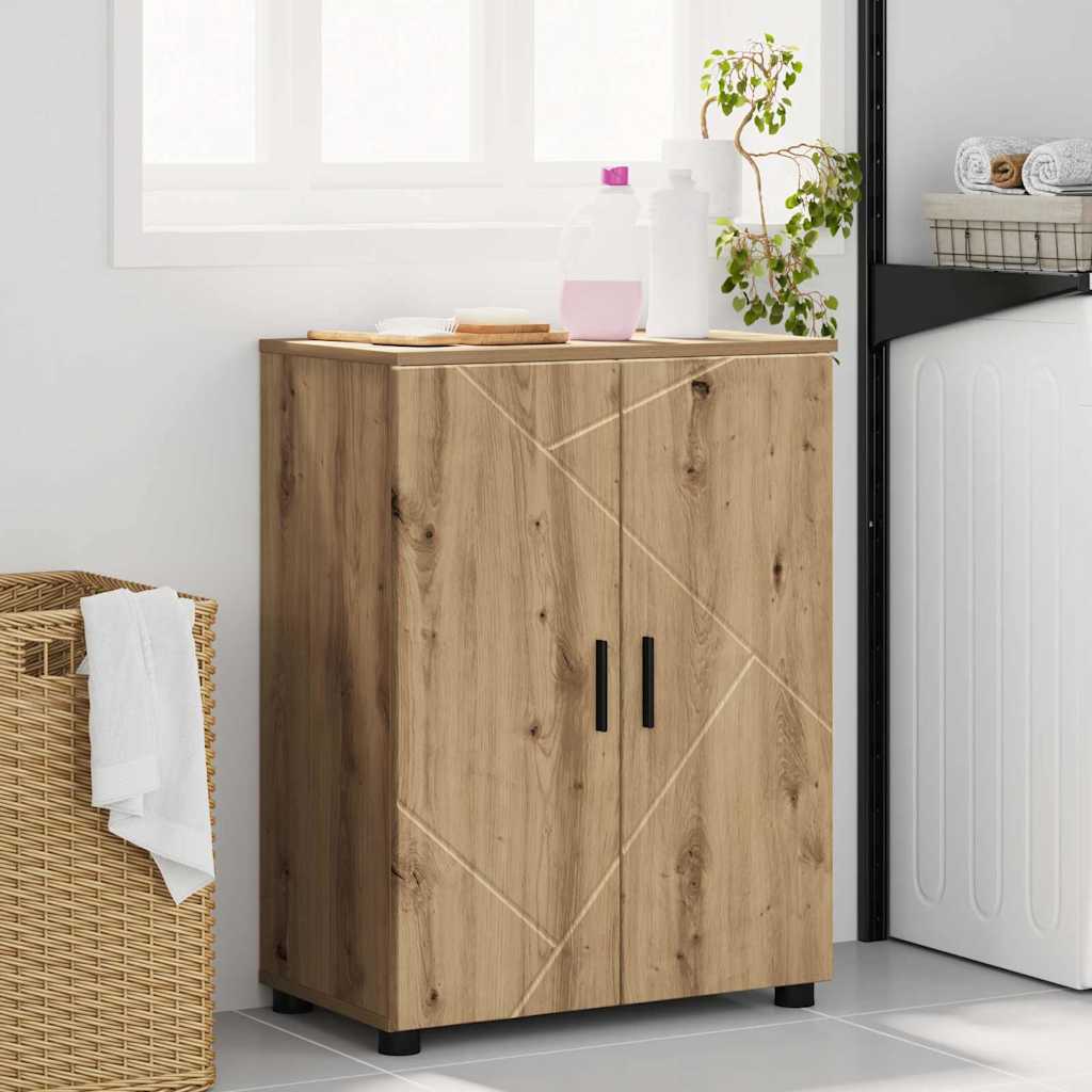 Ντουλάπι Μπάνιου με αποθήκευση Artisan Oak 60 x 35 x 80 εκ - Pakobazaar