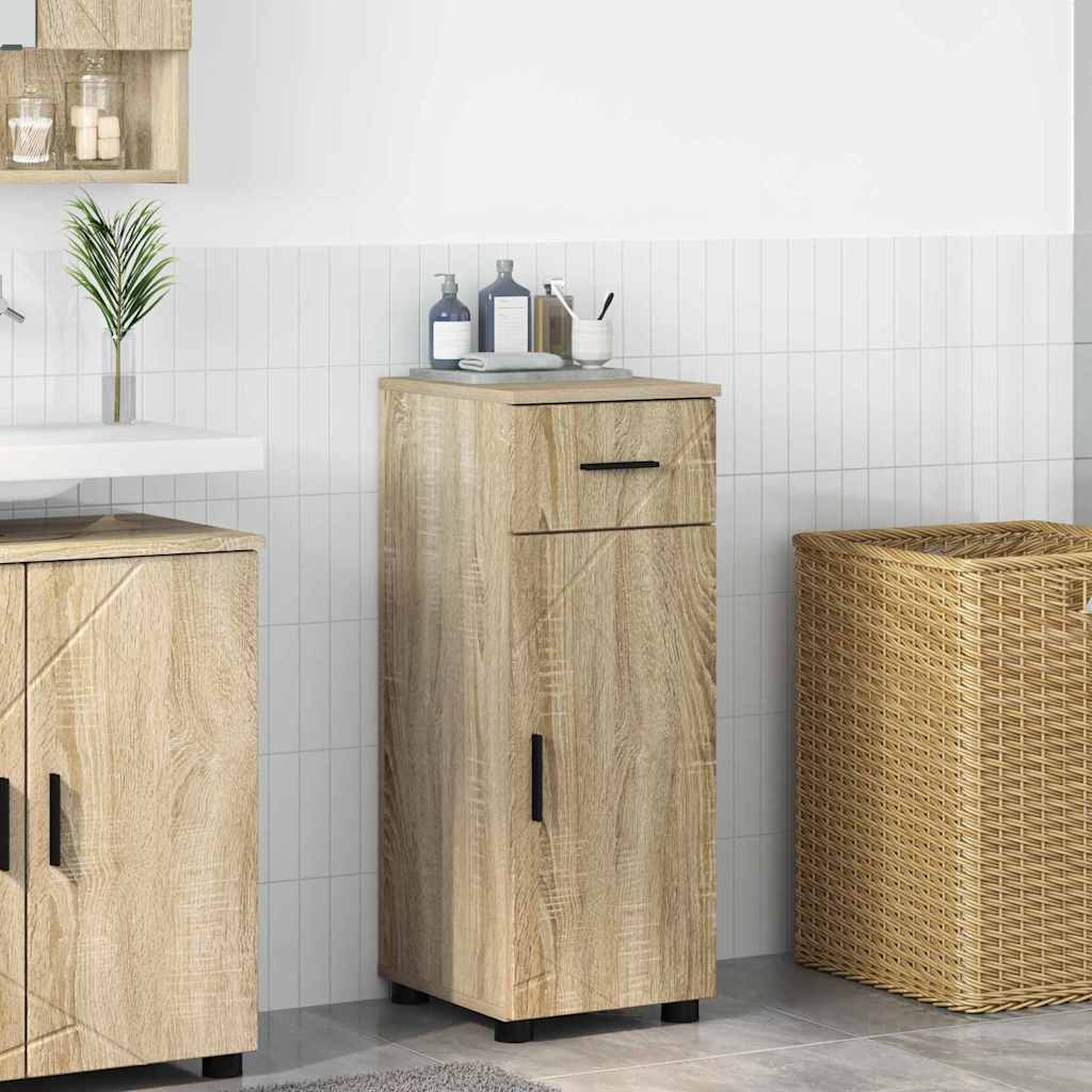 Ντουλάπι Μπάνιου με συρτάρι Δρύς Sonoma 30 x 35 x 80 εκ - Pakobazaar