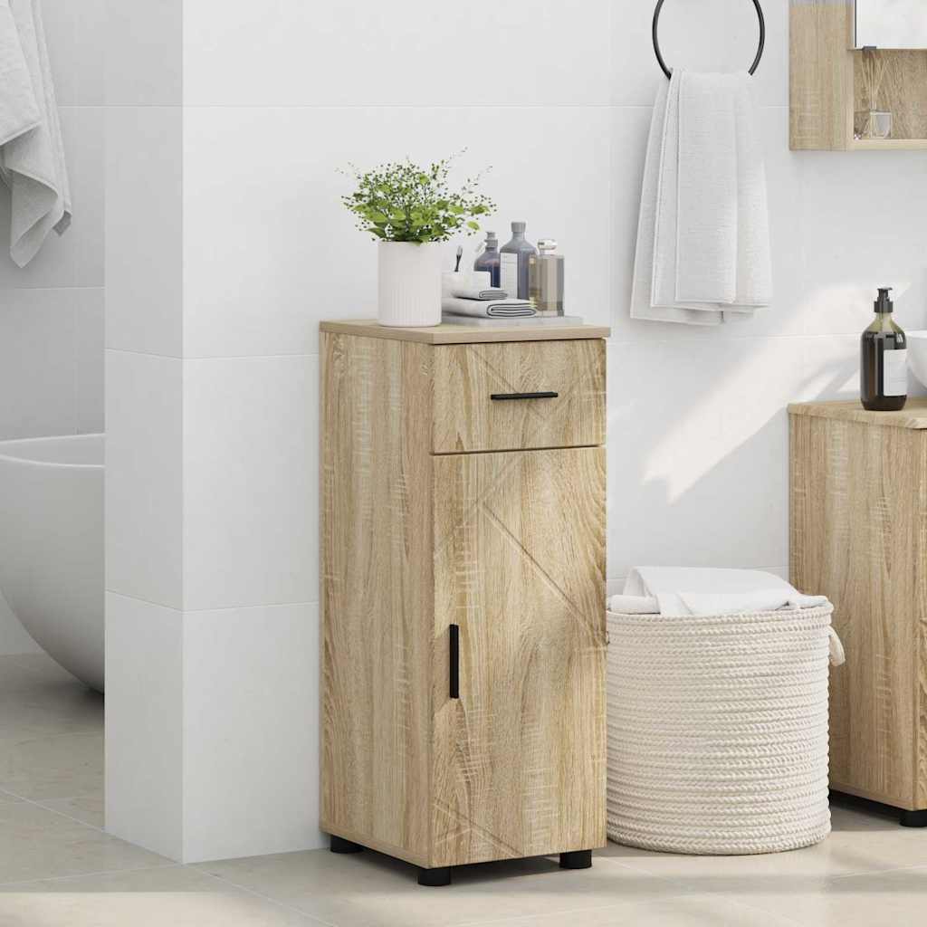 Ντουλάπι Μπάνιου με συρτάρι Δρύς Sonoma 30 x 35 x 80 εκ - Pakobazaar