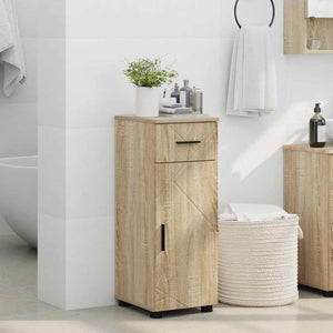 Ντουλάπι Μπάνιου με συρτάρι Δρύς Sonoma 30 x 35 x 80 εκ - Pakobazaar