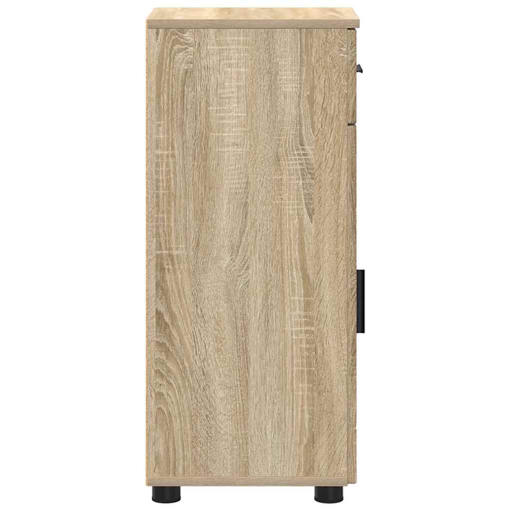 Ντουλάπι Μπάνιου με συρτάρι Δρύς Sonoma 30 x 35 x 80 εκ - Pakobazaar