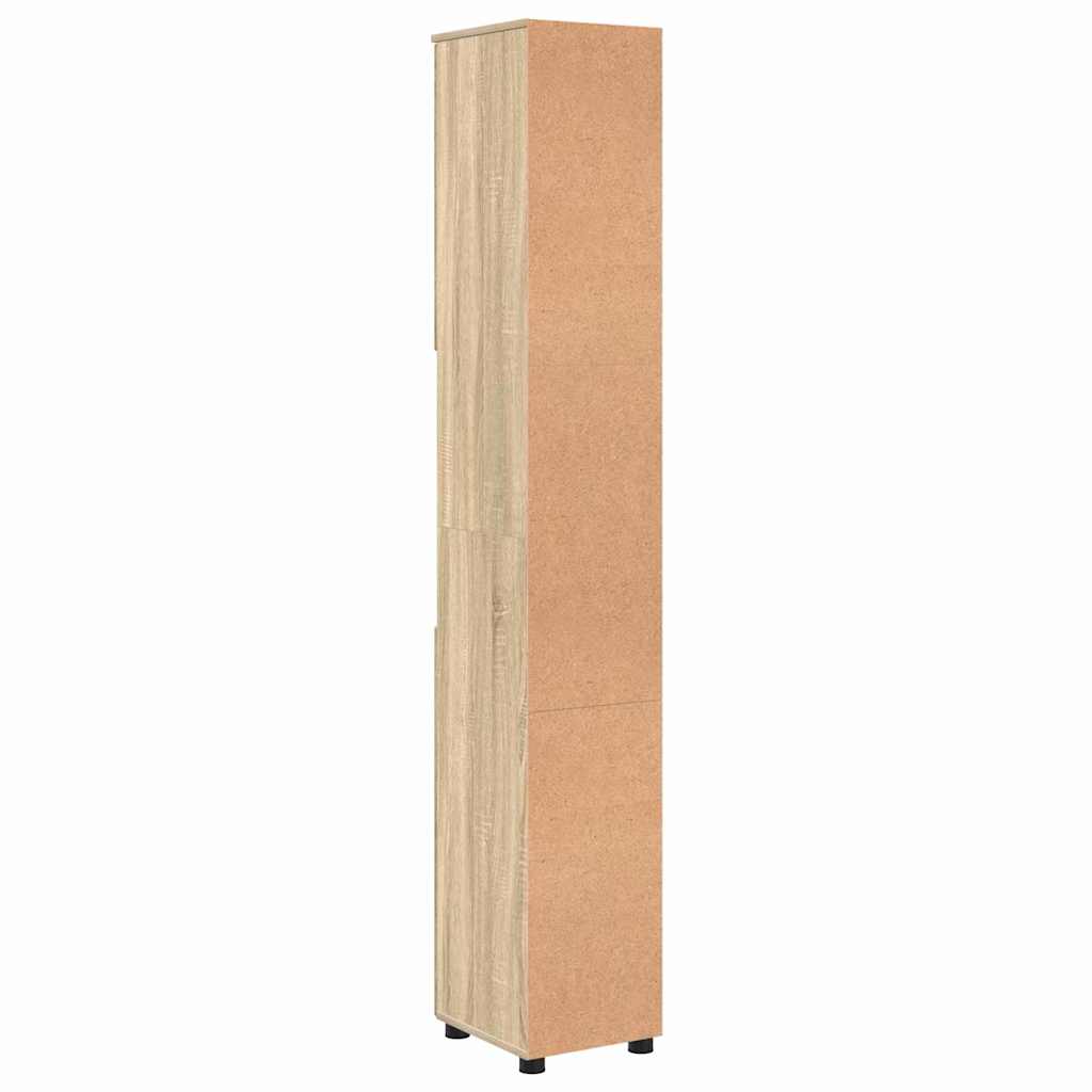 Ντουλάπι Μπάνιου με αποθήκευση Δρύς Sonoma 30 x 35 x 192 εκ.