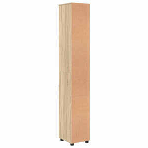 Ντουλάπι Μπάνιου με αποθήκευση Δρύς Sonoma 30 x 35 x 192 εκ.
