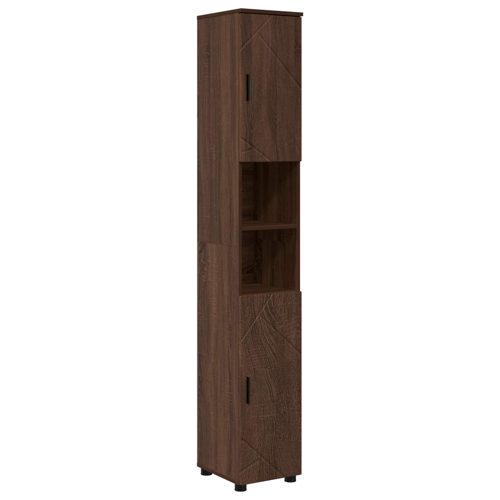 Ντουλάπι Μπάνιου Καφέ δρυς 30 x 35 x 192 εκ.