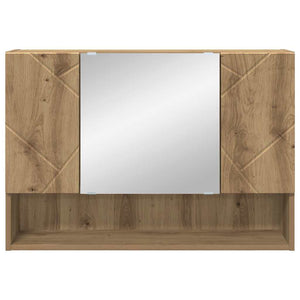 Ντουλάπα Καθρέφτη Επιτοίχιο Artisan Oak 80 x 17 x 55 εκ