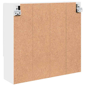 Ντουλάπα Καθρέφτη Λευκό 59 x 17 x 55 cm Επεξεργασμένο ξύλο - Pakobazaar