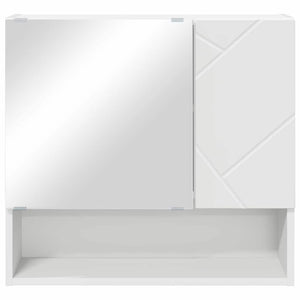Ντουλάπα Καθρέφτη Λευκό 59 x 17 x 55 cm Επεξεργασμένο ξύλο - Pakobazaar