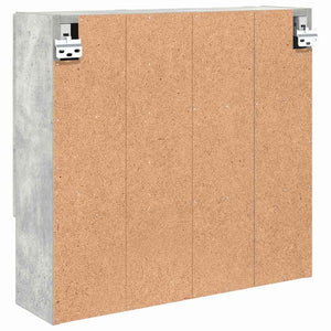 Ντουλάπα Καθρέφτη Σκυρόδεμα Γκρι 59 x 17 x 55 cm