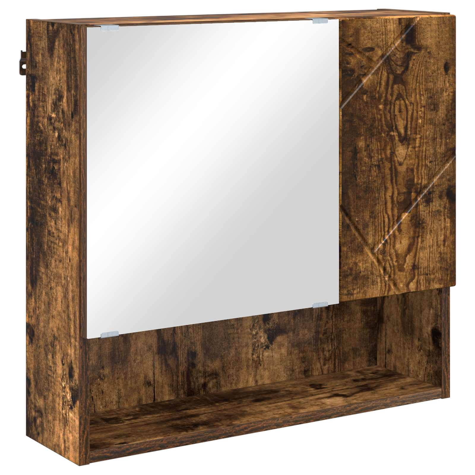 Ντουλάπα Καθρέφτη Καπνιστό Δρύς 59 x 17 x 55 cm - Pakobazaar