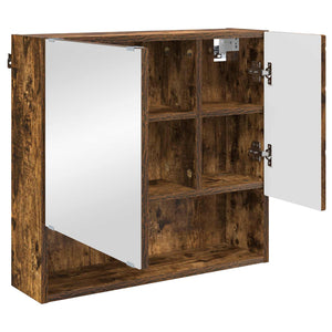 Ντουλάπα Καθρέφτη Καπνιστό Δρύς 59 x 17 x 55 cm - Pakobazaar