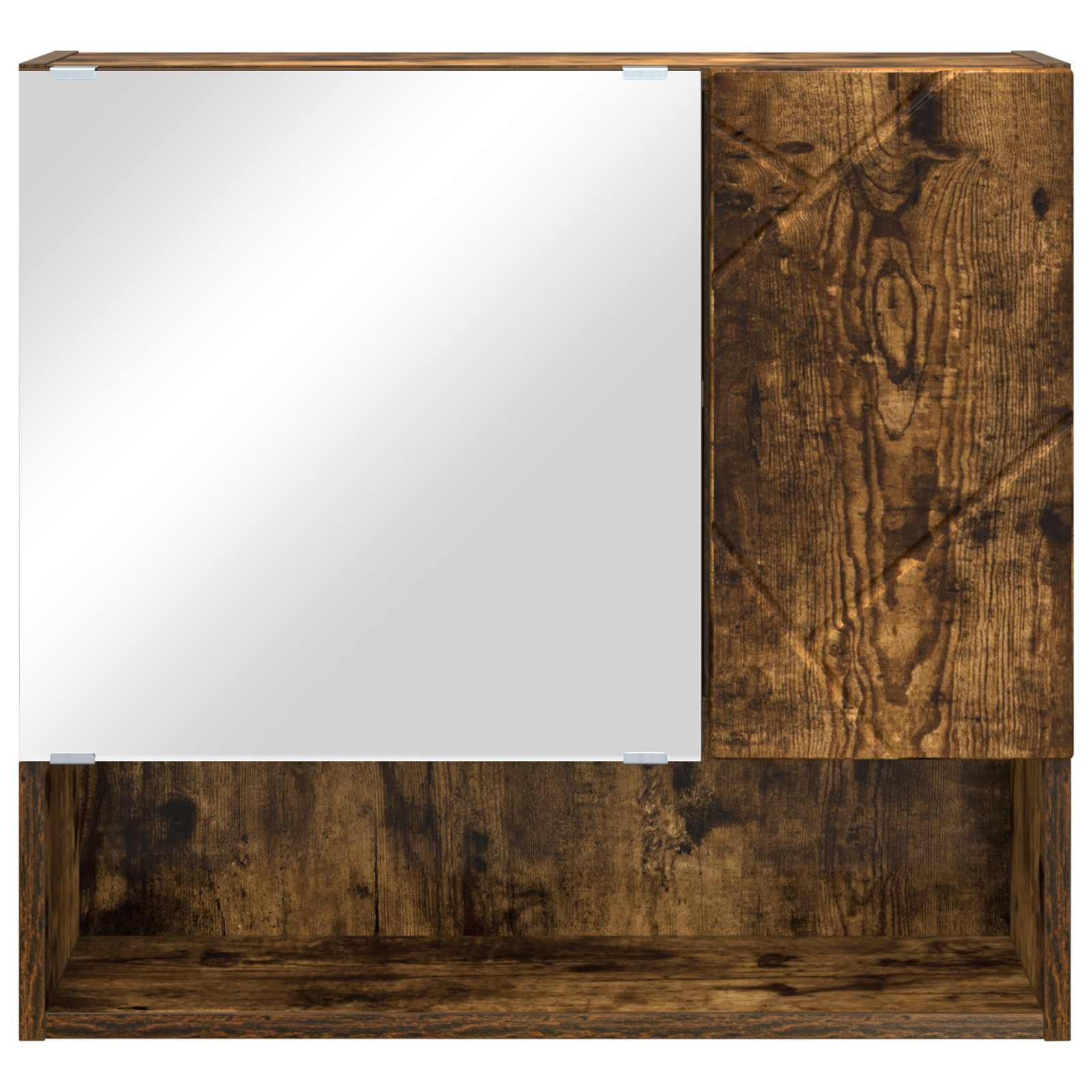 Ντουλάπα Καθρέφτη Καπνιστό Δρύς 59 x 17 x 55 cm - Pakobazaar