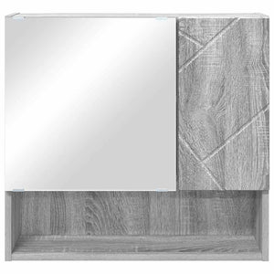 Ντουλάπα Καθρέφτη Γκρίζο Σονομα 59 x 17 x 55 cm - Pakobazaar