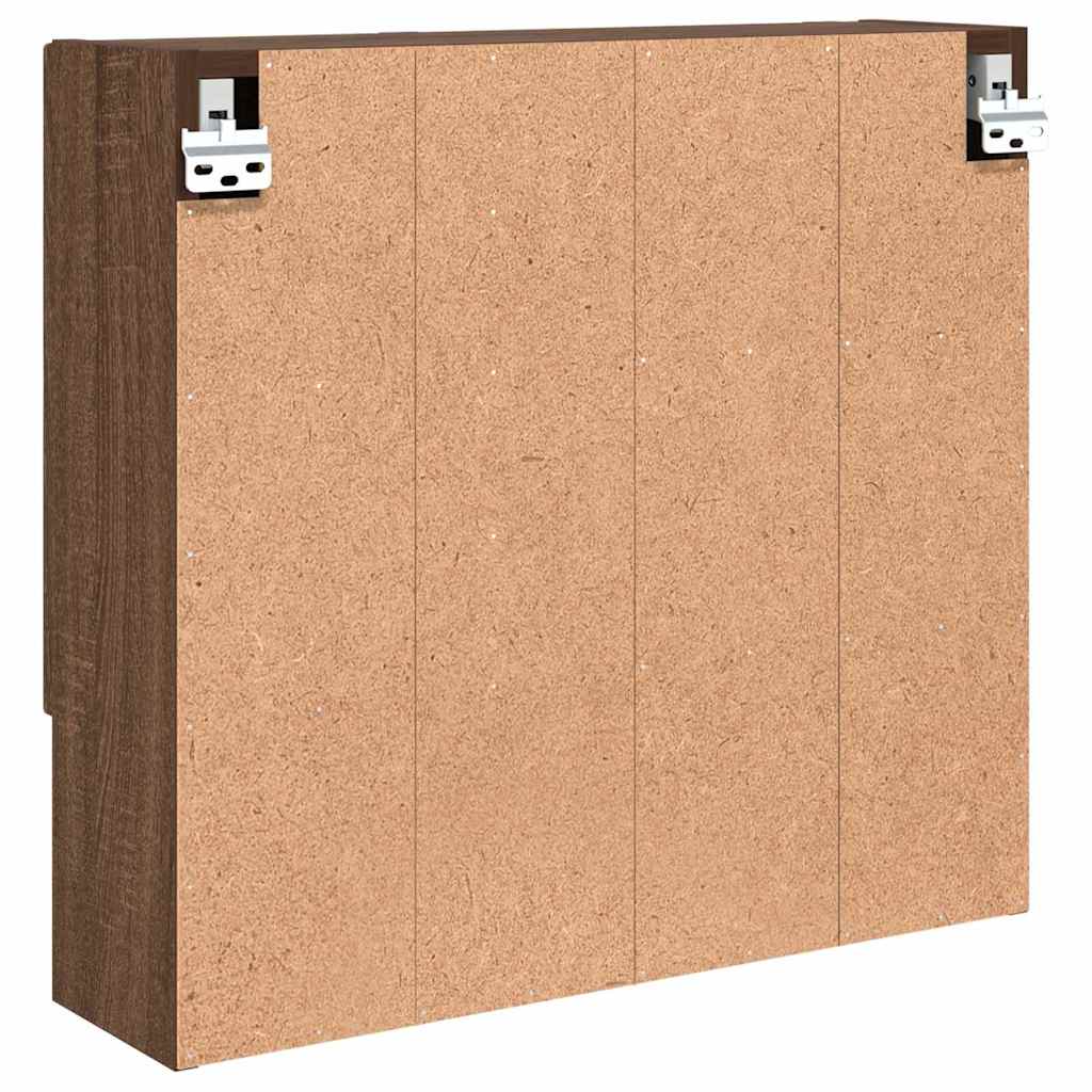 Ντουλάπα Καθρέφτη Καφέ δρυς 59 x 17 x 55 cm Επεξεργασμένο ξύλο