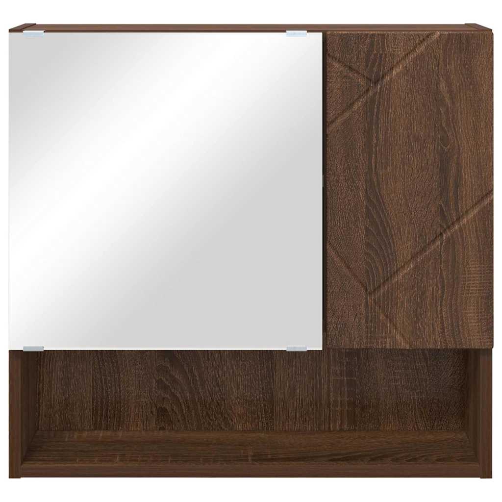 Ντουλάπα Καθρέφτη Καφέ δρυς 59 x 17 x 55 cm Επεξεργασμένο ξύλο