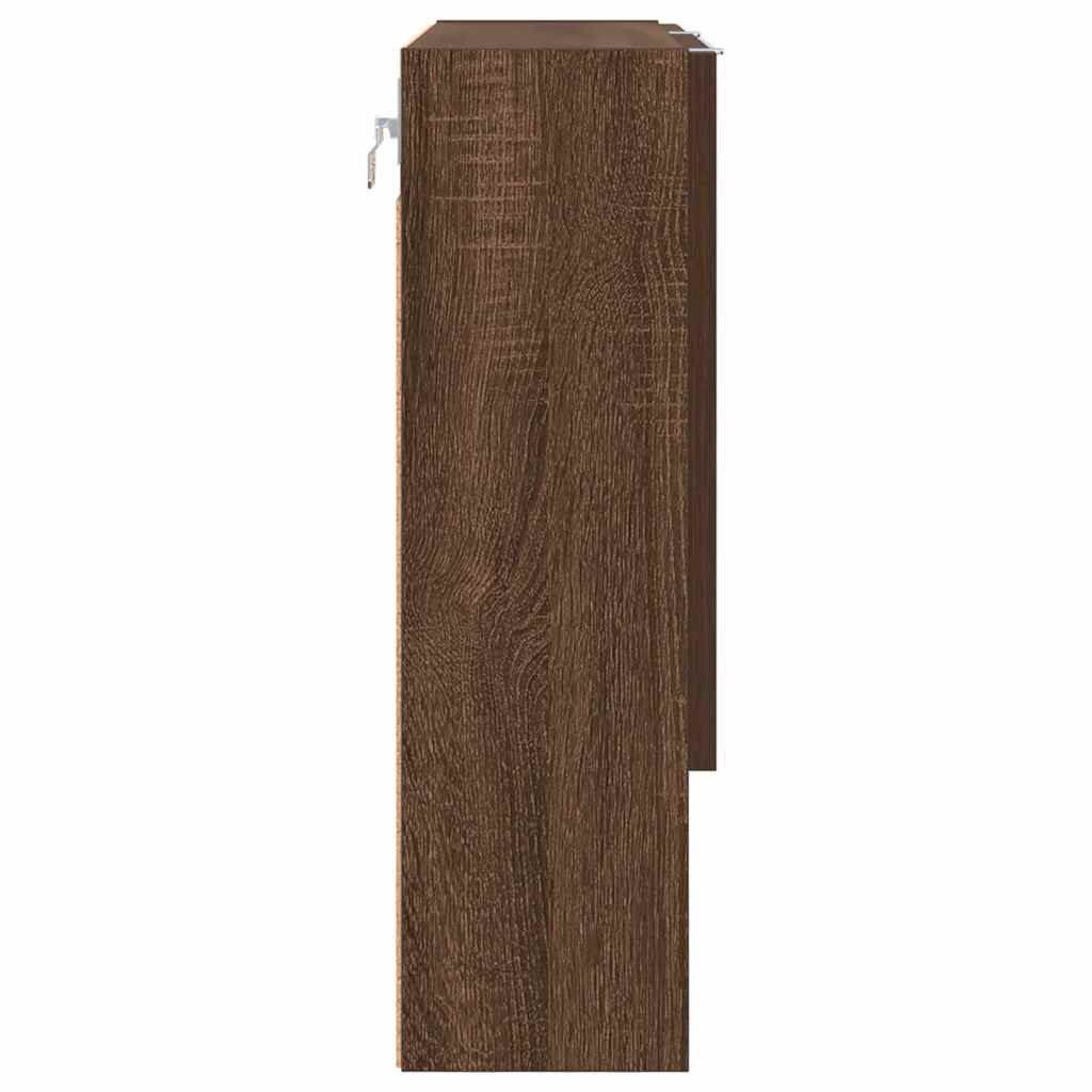 Ντουλάπα Καθρέφτη Καφέ δρυς 59 x 17 x 55 cm Επεξεργασμένο ξύλο