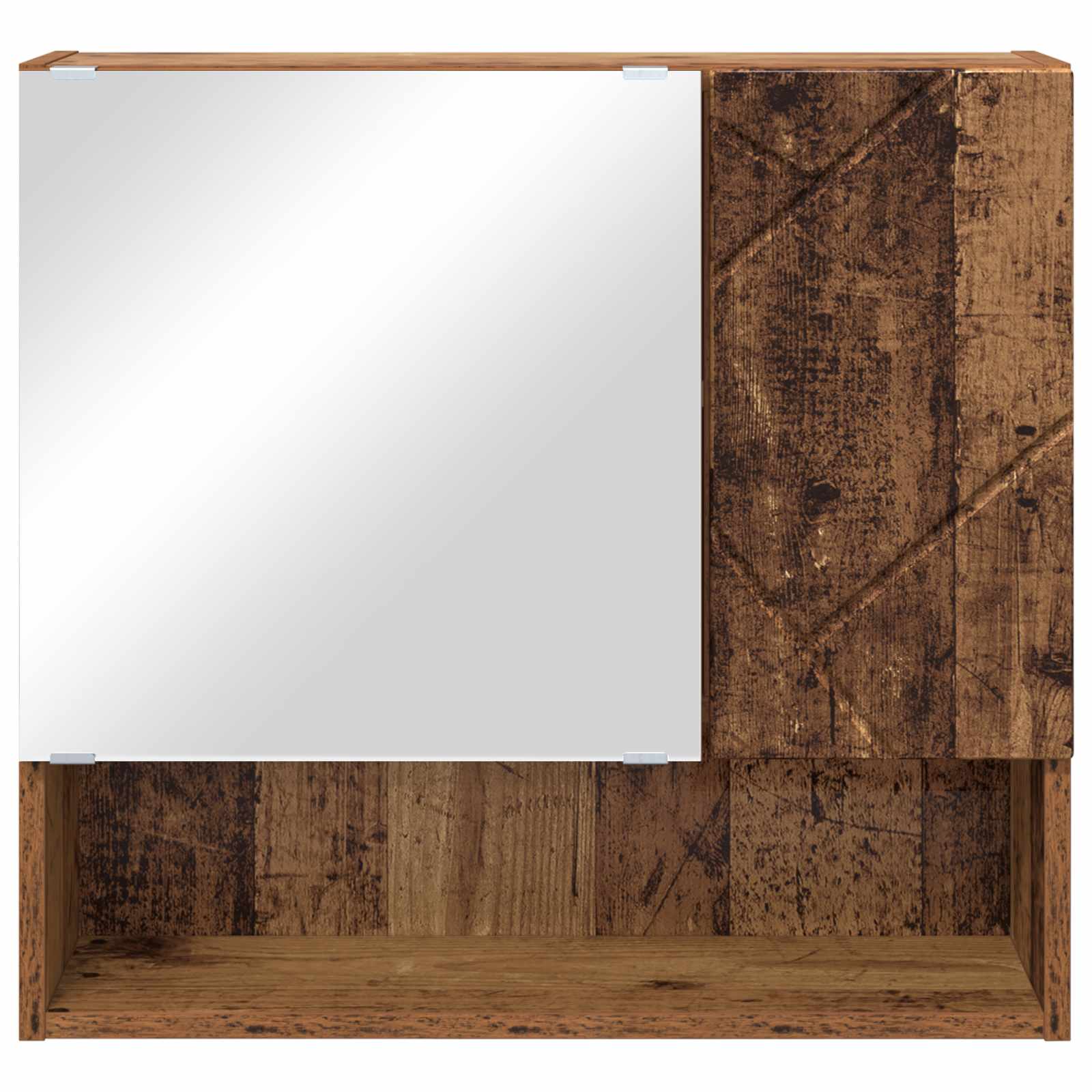 Ντουλάπα Καθρέφτη Παλιό ξύλο 59 x 17 x 55 cm Επεξεργασμένο Ξύλο - Pakobazaar