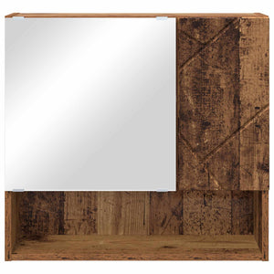 Ντουλάπα Καθρέφτη Παλιό ξύλο 59 x 17 x 55 cm Επεξεργασμένο Ξύλο - Pakobazaar