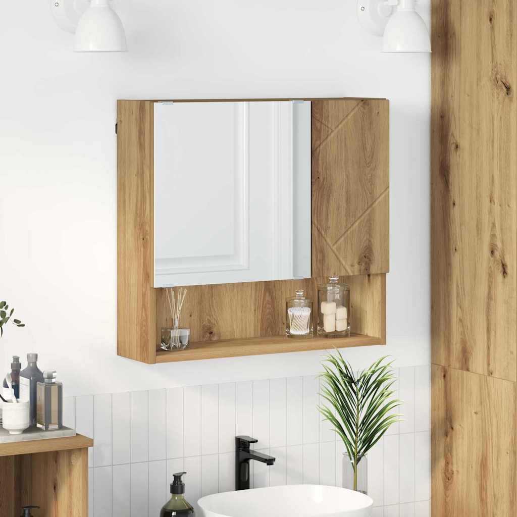 Ντουλάπα Καθρέφτη Artisan Oak 59 x 17 x 55 cm - Pakobazaar