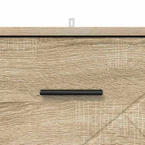 Κομοδίνο Sonoma Δρυς 38 x 38 x 66 εκ Επεξεργασμένο ξύλο