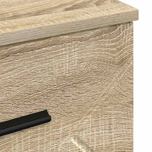 Κομοδίνο Sonoma Δρυς 38 x 38 x 66 εκ Επεξεργασμένο ξύλο