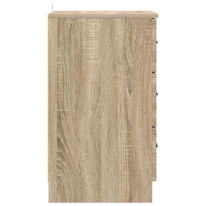 Κομοδίνο Sonoma Δρυς 38 x 38 x 66 εκ Επεξεργασμένο ξύλο