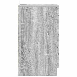 Κομοδίνο Γκρι sonoma 38 x 38 x 66 εκ Επεξεργασμένο ξύλο - Pakobazaar