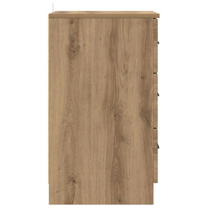 Κομοδίνο artisan δρυς 38 x 38 x 66 εκ Επεξεργασμένο ξύλο