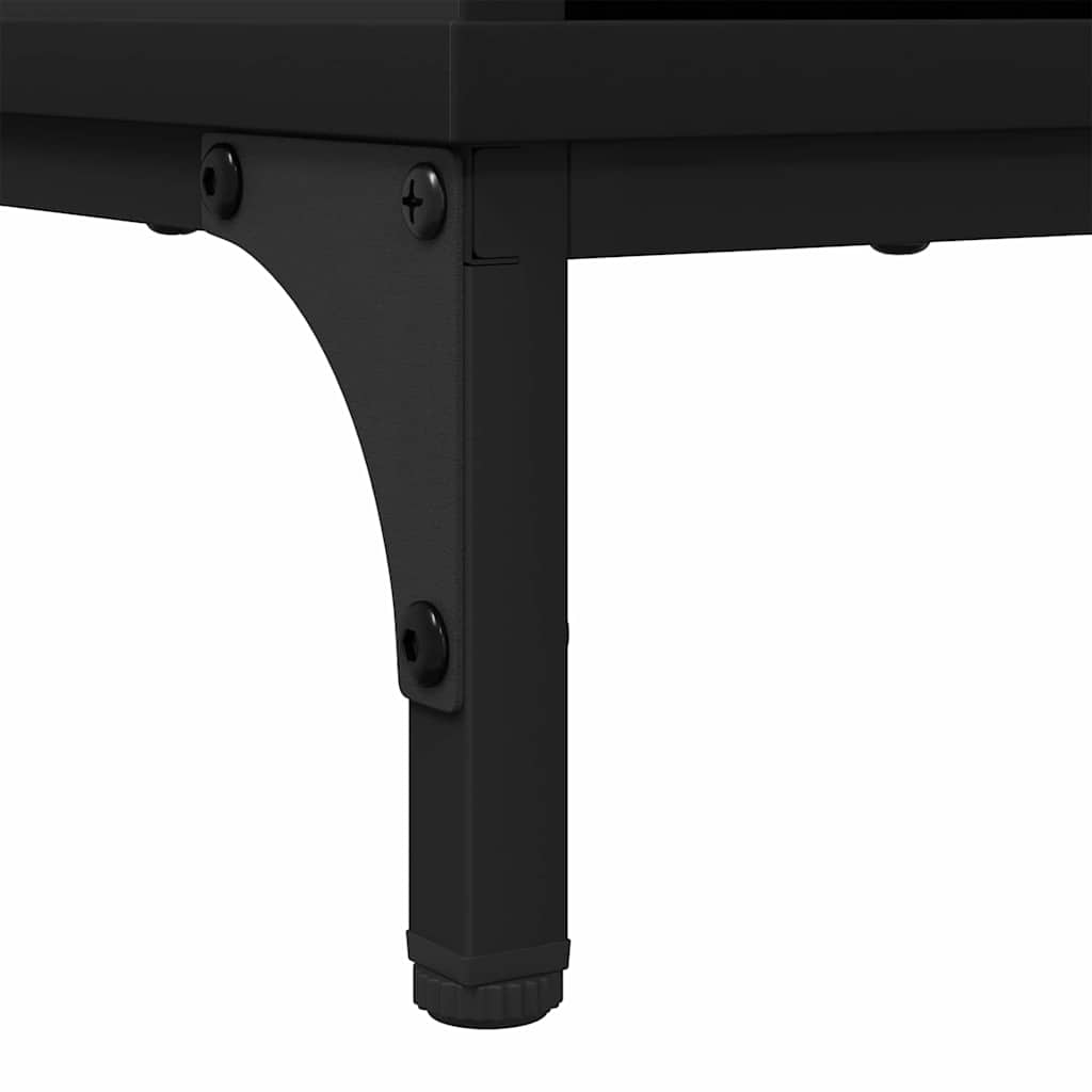 Ντουλάπι Μπάνιου με συρτάρι με πόρτα Μαύρο 39,5 x 36 x 88 εκ - Pakobazaar