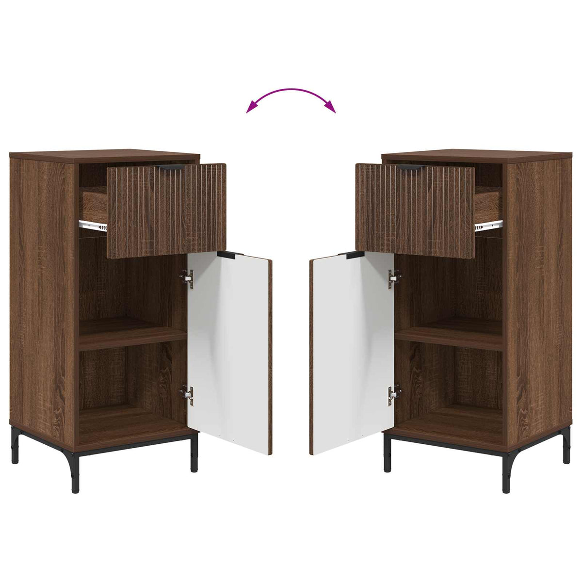 Ντουλάπι Μπάνιου Καφέ δρυς 39,5 x 36 x 88 εκ - Pakobazaar