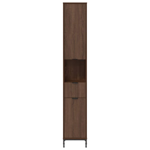Ντουλάπι Μπάνιου Καφέ δρυς 31,5 x 33 x 190 εκ.