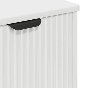 Ντουλάπα Νιπτήρα Mπάνιου με πόρτα Λευκό 60.5 x 33.5 x 61 εκ - Pakobazaar