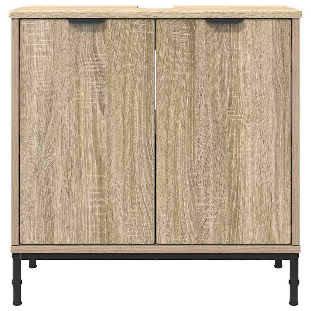 Ντουλάπα Νιπτήρα Mπάνιου Δρύς Sonoma 60,5 x 33,5 x 61 εκ