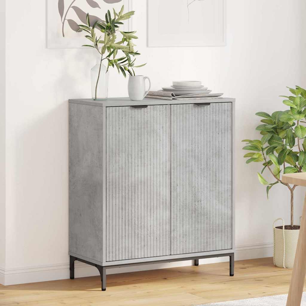 Πλαϊνό γραφείο Σκυρόδεμα Γκρι 69,5 x 33 x 82 εκ. - Pakobazaar
