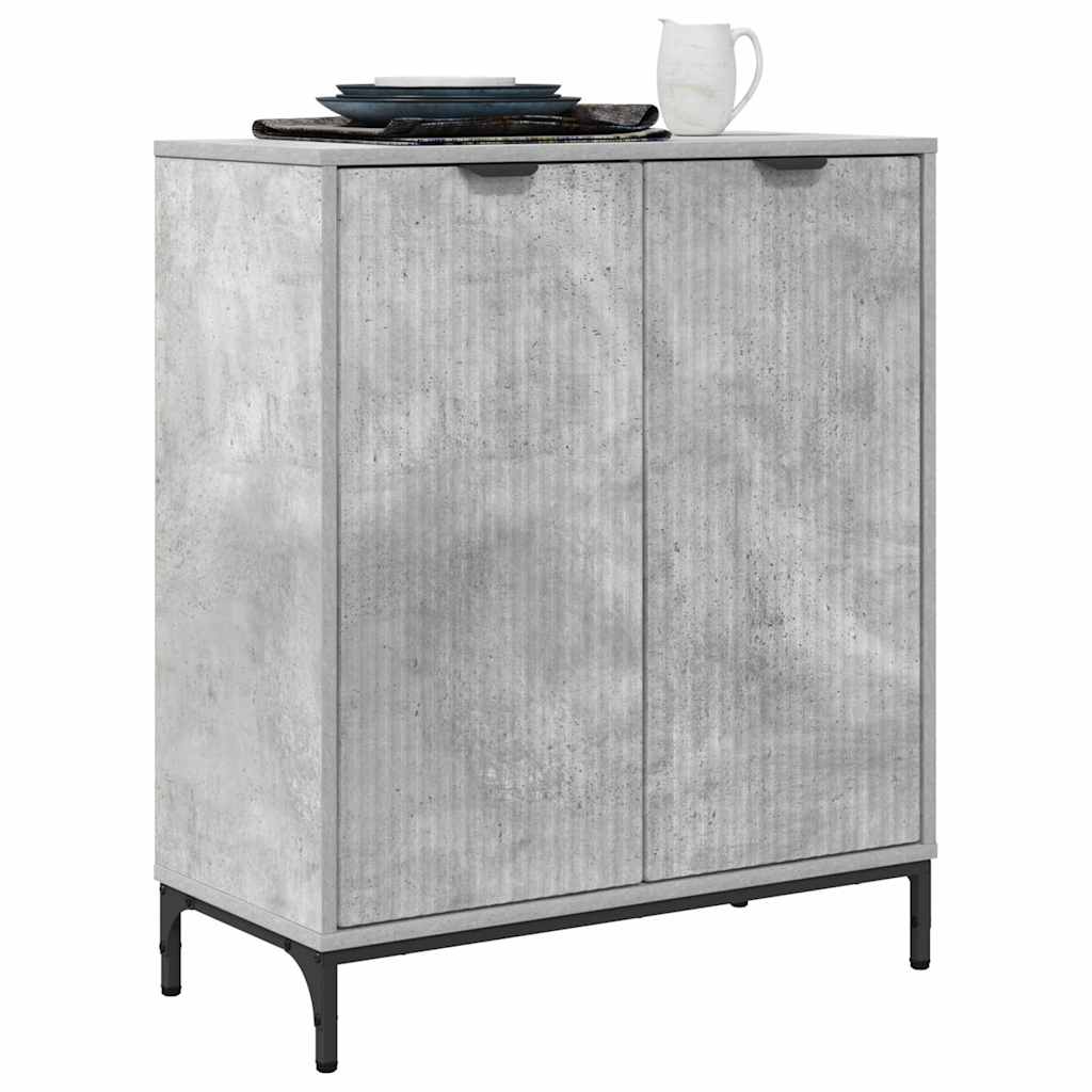 Πλαϊνό γραφείο Σκυρόδεμα Γκρι 69,5 x 33 x 82 εκ. - Pakobazaar