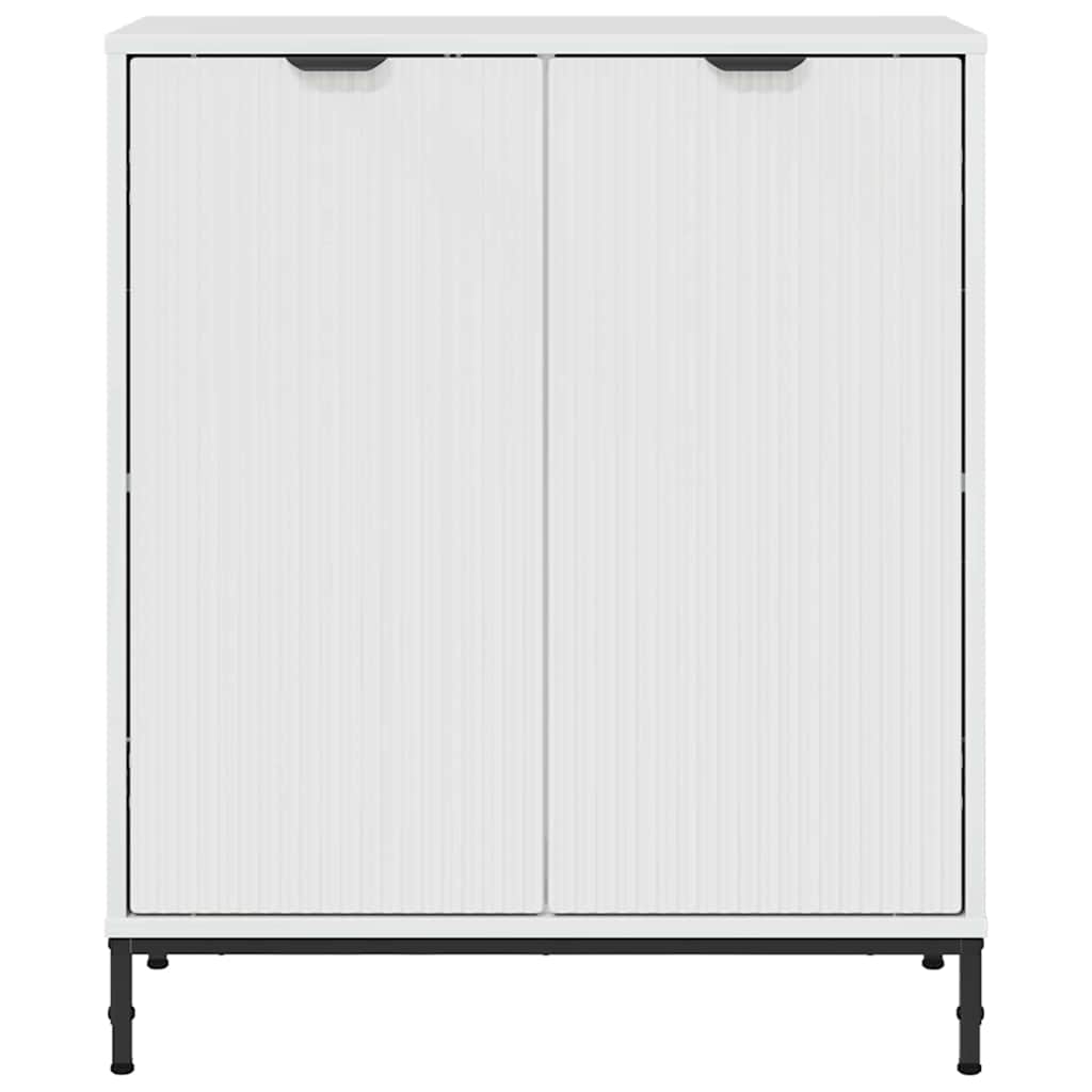 Πλαϊνό γραφείο Υψηλής γυαλάδας λευκό 69,5 x 33 x 82 εκ.
