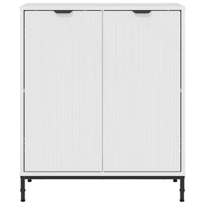 Πλαϊνό γραφείο Υψηλής γυαλάδας λευκό 69,5 x 33 x 82 εκ.