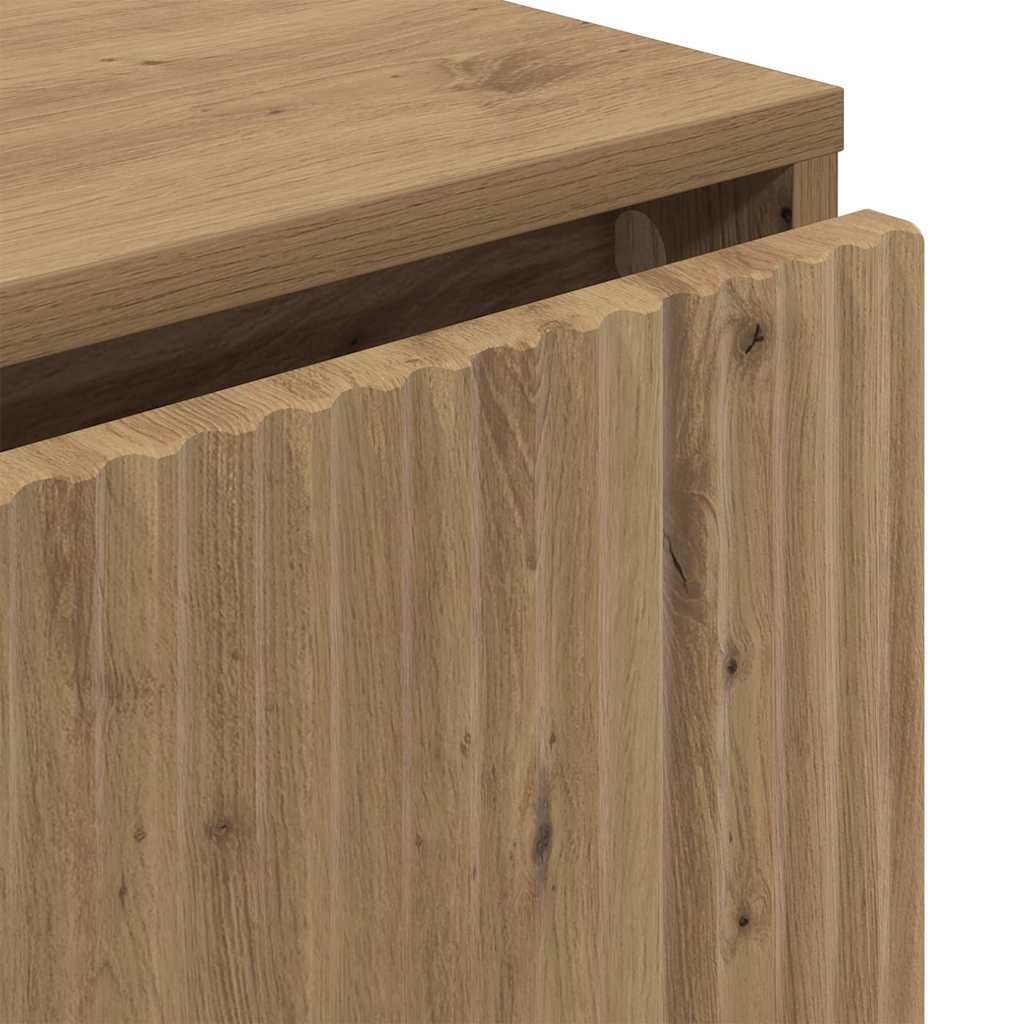 Πλαϊνό γραφείο Artisan Oak 79,5 x 33 x 82 εκ Επεξεργασμένο ξύλο
