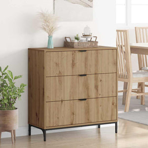 Πλαϊνό γραφείο Artisan Oak 79,5 x 33 x 82 εκ Επεξεργασμένο ξύλο - Pakobazaar