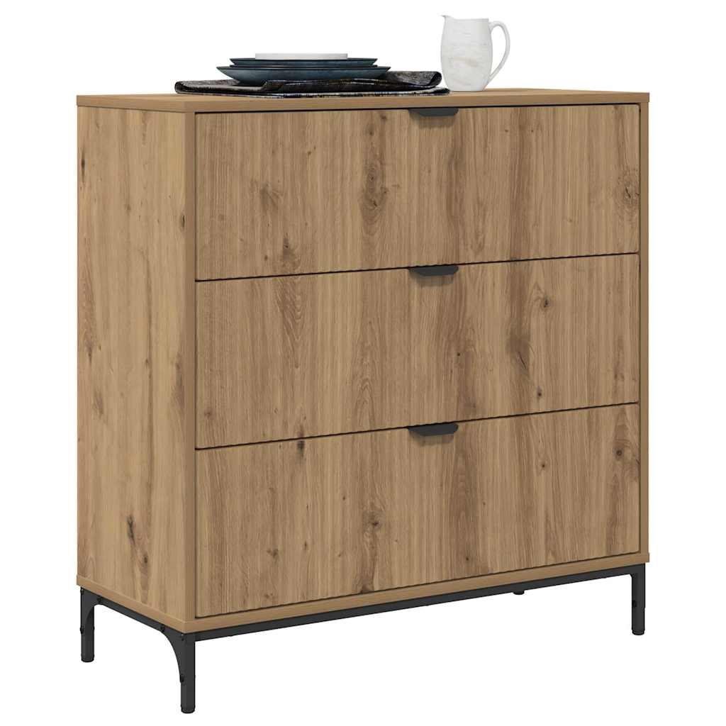 Πλαϊνό γραφείο Artisan Oak 79,5 x 33 x 82 εκ Επεξεργασμένο ξύλο