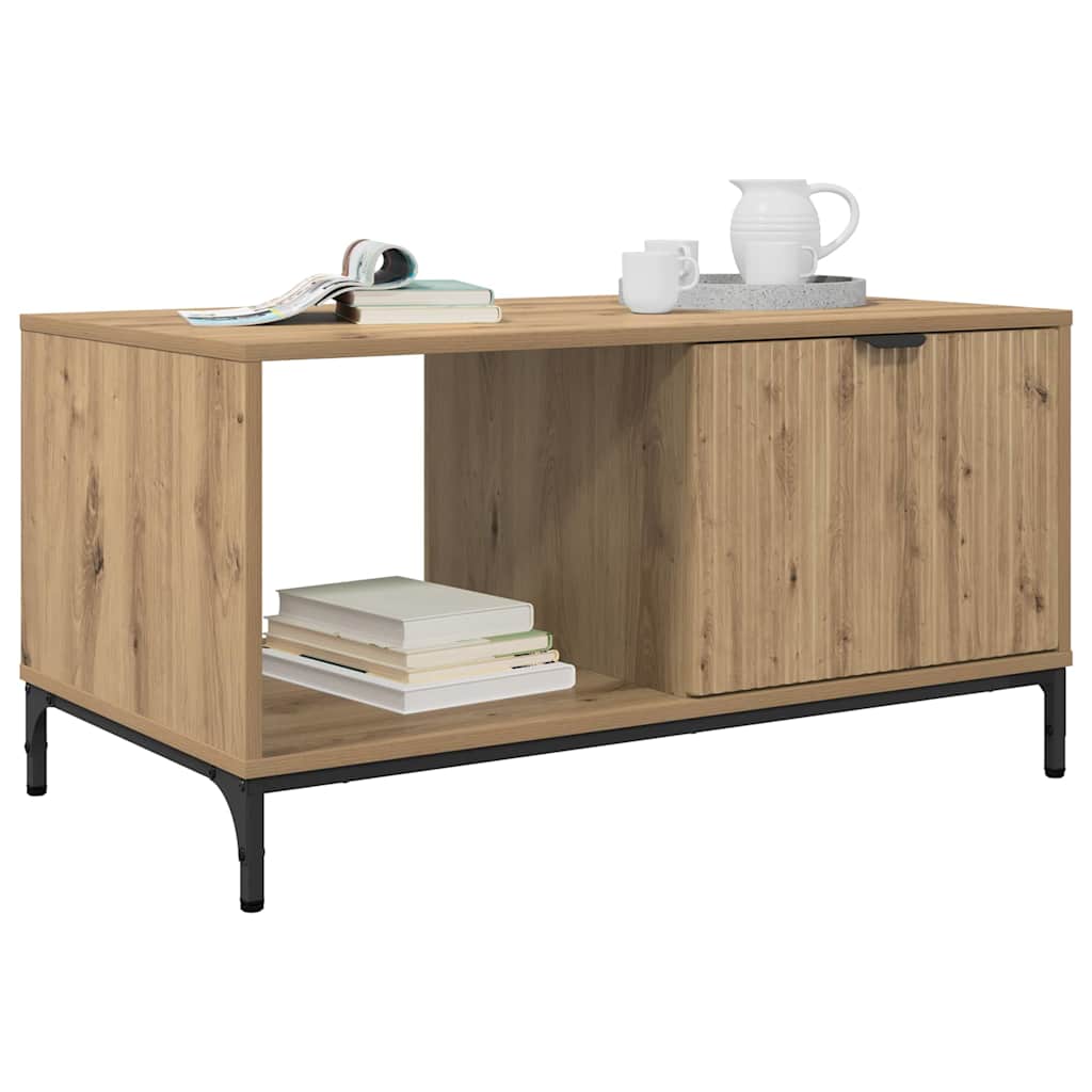 Τραπεζάκι σαλονιού με συρτάρι Artisan Oak 90 x 49 x 46 εκ.