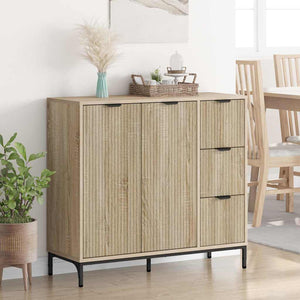 Πλαϊνό γραφείο με συρτάρι Δρύς Sonoma 89,5 x 33 x 82 εκ. - Pakobazaar