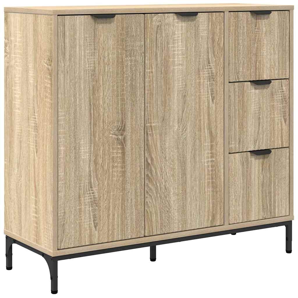 Πλαϊνό γραφείο με συρτάρι Δρύς Sonoma 89,5 x 33 x 82 εκ. - Pakobazaar