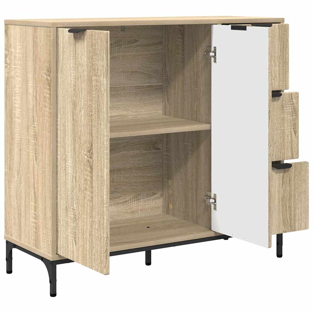 Πλαϊνό γραφείο με συρτάρι Δρύς Sonoma 89,5 x 33 x 82 εκ. - Pakobazaar
